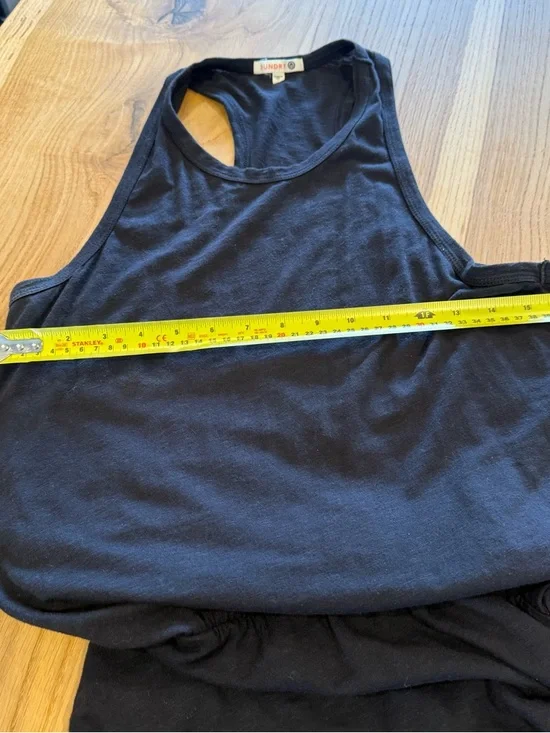 Sundry Black Ribbed Tank Top - Picture 3 of 4